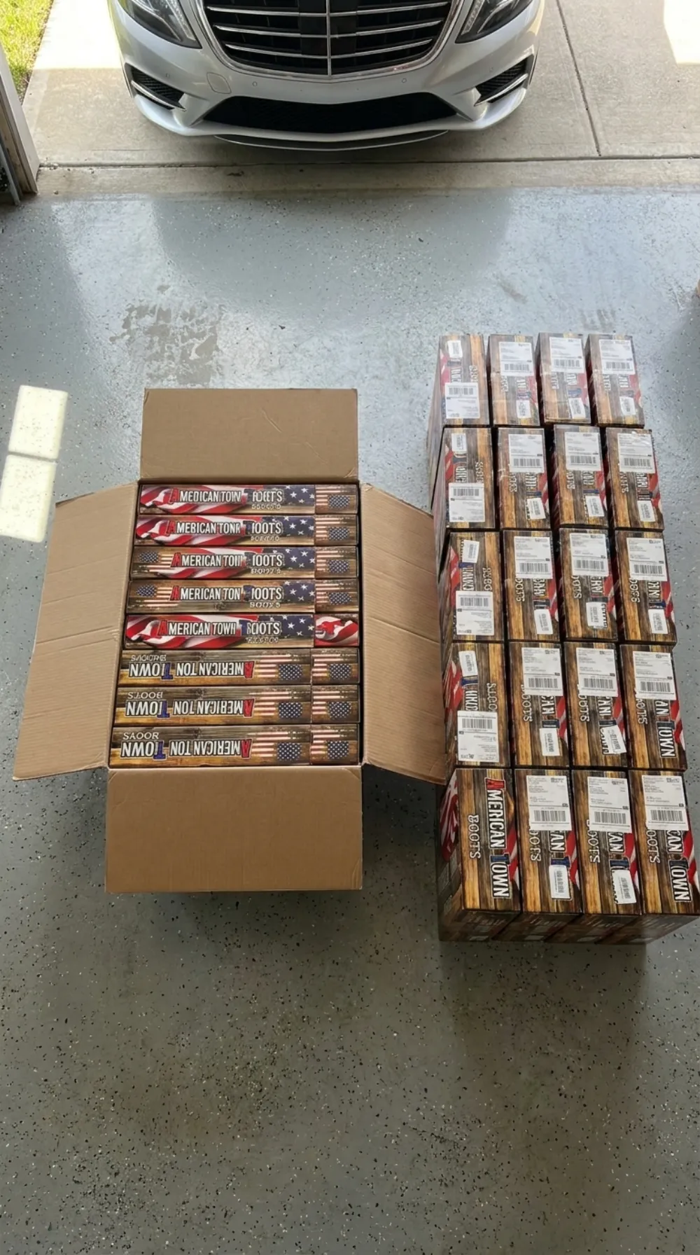 A reseller's wholesale order, delivered